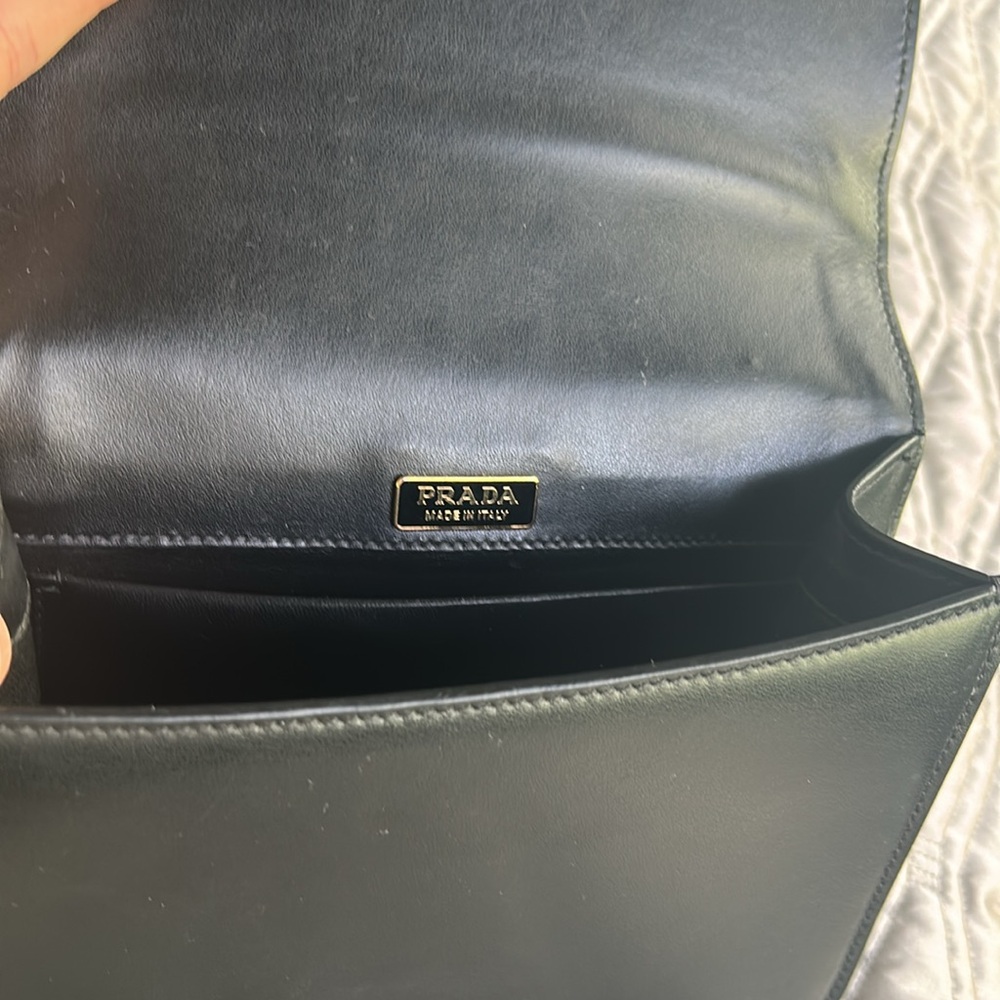 Authentic Prada Black Leather Crossbody - Picture 5 of 7